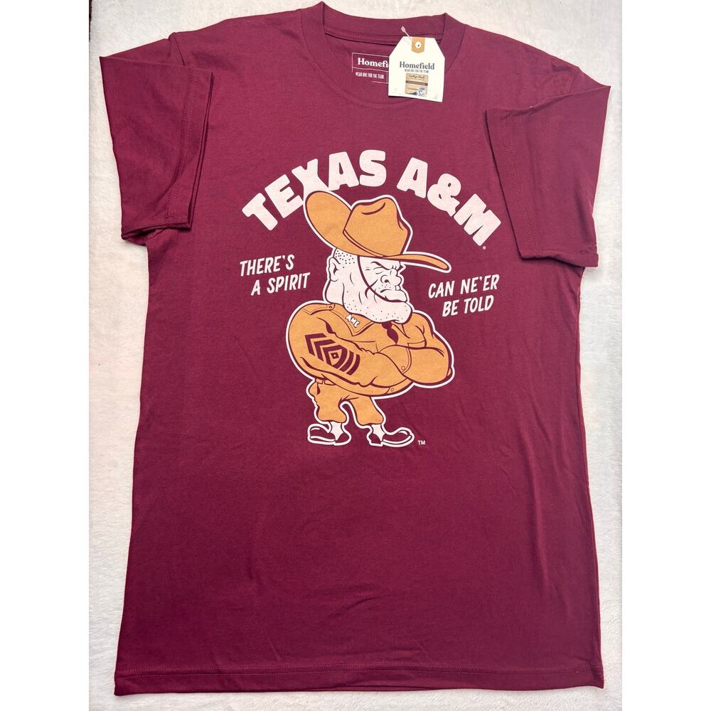 Homefield Men’s Med Perfect Fit Texas A&M Ol’ Sarge SS Graphic T-Shirt NWTs